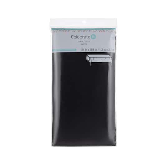 48 Pack: 54" x 108" Solid Plastic Table Cover by Celebrate It